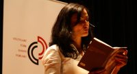 Nilgün Tasman liest aus ihrem Buch vor Banner des DTF, Quelle: DTF