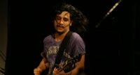Bassist auf der Bühne, Quelle: DTF