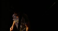 Bassist auf der Bühne, Quelle: DTF