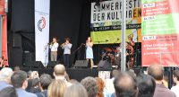 Blick vom Publikum auf die Bühne, Quelle: DTF