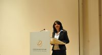 Muhterem Aras sprechend am Rednerpult, Quelle: DTF