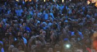 Menschenmenge von der Bühne aus fotografiert, Quelle: DTF