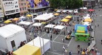 Stuttgarter Marktplatz von oben fotografiert, Quelle: DTF