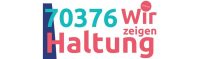 Logo von "70376 Wir zeigen Haltung", Quelle: Hallschlag Aktuell