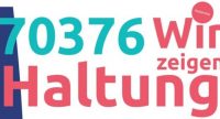 Logo von "70376 Wir zeigen Haltung", Quelle: Hallschlag Aktuell