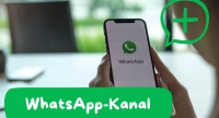 Smartphone mit WhatsApp Logo, Quelle: Canva