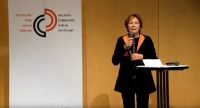 Susanne Offenbach mit dem Schlusswort beim MRP 2017, Quelle: DTF