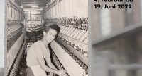 Junger Mann arbeitet in einer Spinnerei, schwarz-weiß-Foto, Quelle: Suat Aburşu