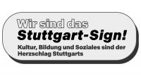 Schriftzug der Kundgebung "Wir sind das Stuttgart-Sign", Quelle: Staatstheater