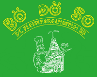 Döner Schriftzug und stilisierter Dönerverkäufer, Quelle: Deutsches Fleischereimuseum Böblingen