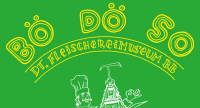 Döner Schriftzug und stilisierter Dönerverkäufer, Quelle: Deutsches Fleischereimuseum Böblingen