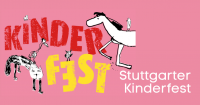 Bunte Schrift "Kinderfest" mit Kinderzeichnungen von Tieren, Quelle: LHS Stuttgart